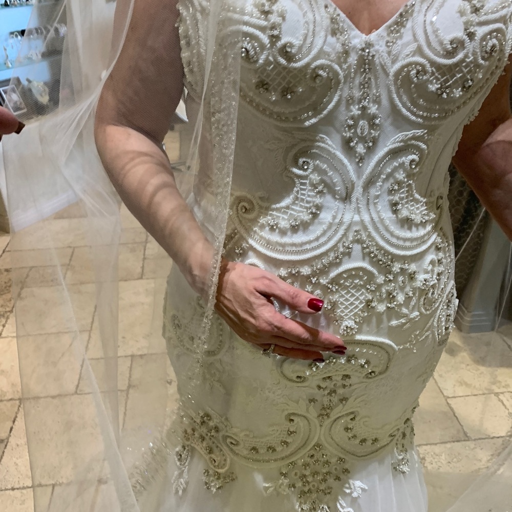NWT Christiano Lucci Wedding Dress - Picture 9 of 11